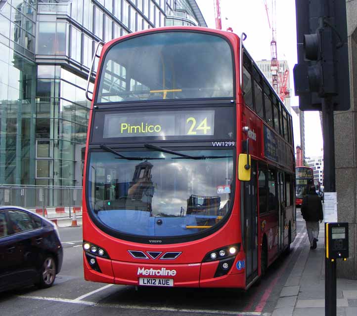 Metroline Volvo B9TL Wright VW1299